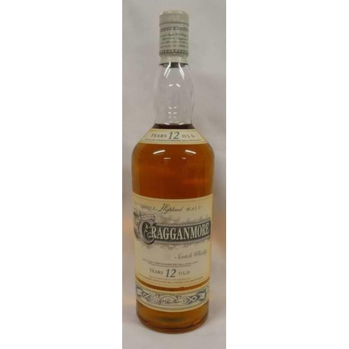 2032 - 1 BOTTLE CRAGGANMORE 12 YEAR OLD SINGLE MALT WHISKY - 1 LITRE, 40% VOL