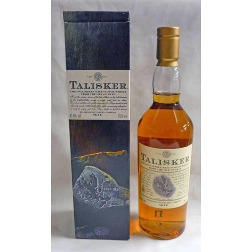 2044 - 1 BOTTLE TALISKER 10 YEAR OLD SINGLE MALT WHISKY - 70CL, 45.8% VOL. BOXED