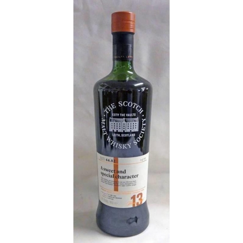 2046 - 1 BOTTLE CRAIGELLACHIE 13 YEAR OLD SINGLE MALT WHISKY, SCOTCH MALT WHISKY SOCIETY BOTTLING 'A SWEET ... 