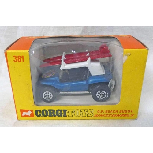 TOYS 381 G.P. BEACH BUGGY FROM THE WHIZZ WHEELS SERIES. BOXED