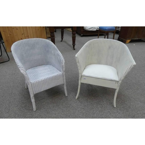 5029 - PAIR OF LLOYD LOOM ARMCHAIRS