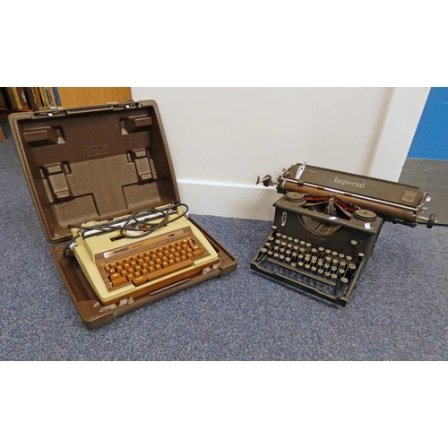 5051A - IMPERIAL TYPEWRITER & SMITH-CORONA ELECTRIC TYPEWRITER