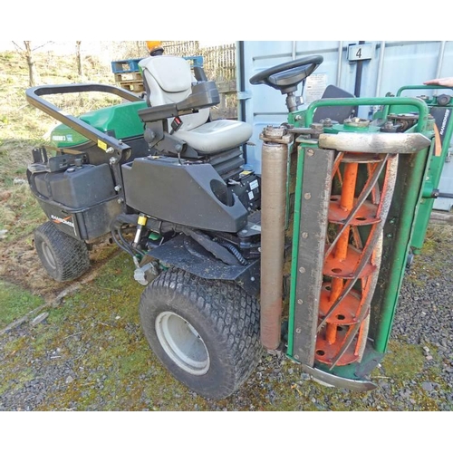 6002 - RANSOMES PARKWAY 3 (SF17 DFX) 38HP ROAD REGISTERED DIESEL THREE UNIT RIDE ON CYLINDER MOWER - LEAKIN... 