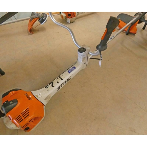 6043 - STIHL FS410C-EM SCRUBCUTTER 40CC PROFESSIONAL BRUSH CUTTER/STRIMMER WITH HARNESS **THIS LOT WILL BE ... 