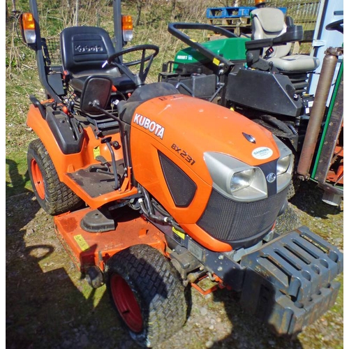 6004 - KUBOTA BX231 HI TIP, ROAD LEGAL  (SP18 BKZ)24HP 4 W/D ROAD REGISTERED COMPACT TRACTOR WITH HI TIP CO... 