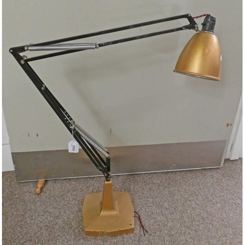 1069 - MID 20TH CENTURY ANGLEPOISE LAMPS WITH CAST IRON BASE