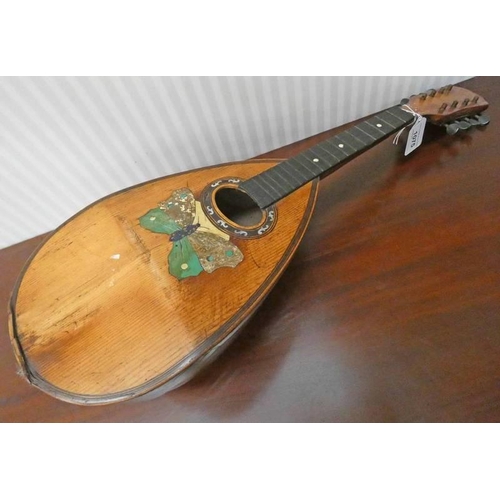 1075 - MANDOLIN WITH INLAID DECORATION