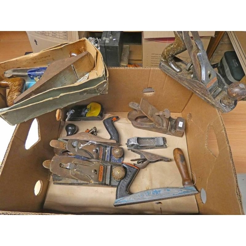 1141 - RECORD NO 4 PLANE, BOXED RECORD, NO 4 PLANE, BAILEY NO 4 PLANE, BAILEY NO 4 1/2 PLANE ETC