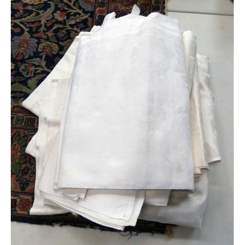 1198 - EXCELLENT SELECTION OF DAMASK TABLE CLOTHES