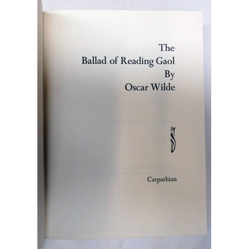 2000 - THE BALLAD OF READING GAOL BY OSCAR WILDE, ENGRAVINGS BY PETER FORSTER, INTRODUCTION BY BRYAN FORBES... 