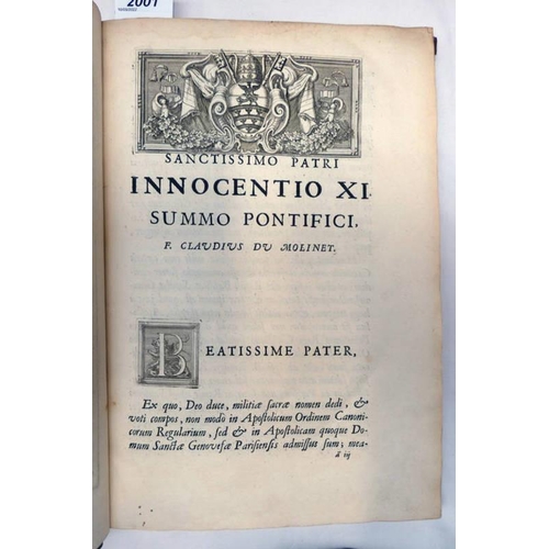 2001 - HISTORIA SUMMORUM PONTIFICUM A MARTINO V. AD INNOCENTIUM XI. PER EORUM NUMISMATA BY CLUDE DU MOLINET... 