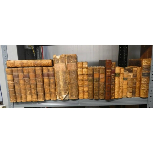 2010 - SELECTION OF VARIOUS LEATHER BOUND BOOKS TO INCLUDE THE HISTORY OF ENGLAND, FROM THE INVASION OF JUL... 