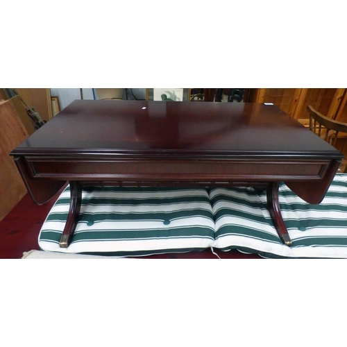 222 - MAHOGANY SOFA TABLE, LENGTH 95 X 45 CM