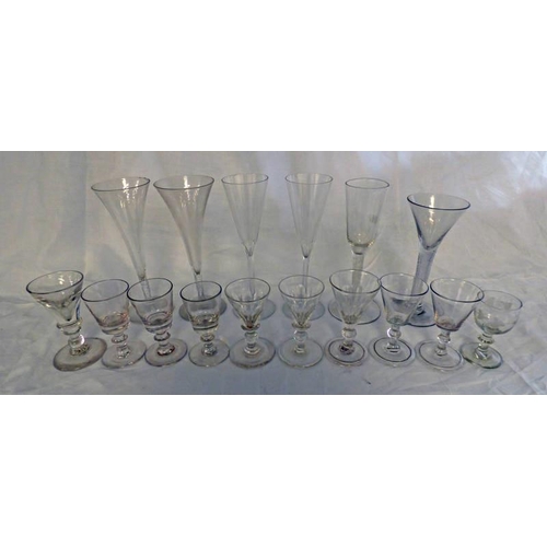 3171 - SELECTION OF 19TH CENTURY GLASSES