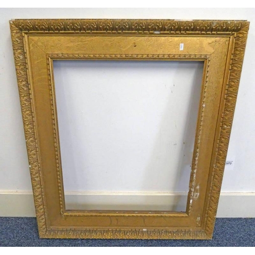 1073 - GILT PICTURE FRAME - 49 CM X 60 CM