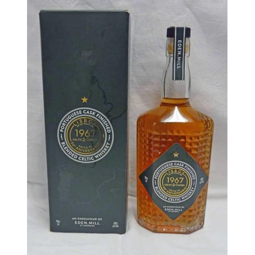 2050E - 1 BOTTLE EDEN MILL BLENDED WHISKY TO CELEBRATE CELTIC F.C. LISBON LIONS 50TH ANNIVERSARY OF THEIR 2 ... 