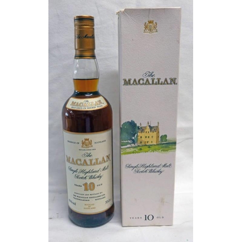 2014 - 1 BOTTLE MACALLAN 10 YEAR OLD SINGLE MALT WHISKY - 70CL, 40% VOL. BOXED