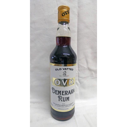 2016 - 1 BOTTLE OVD OLD VATTED DEMERARA RUM BOTTLED BY GEORGE MORTON - 70CL, 40% VOL