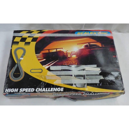 2331 - SCALEXTRIC HIGH SPEED CHALLENGE ELECTRIC SLOT RACING SET. BOXED