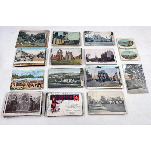 2645 - SELECTION OF VARIOUS LOCAL INTEREST POSTCARDS INCLUDING MONTROSE, CARNOUSTIE, BRECHIN, FORFAR GLEN E... 