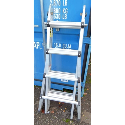 6025 - ALUMINIUM TELESCOPIC SIMPLE HINGE - JOINT LADDER