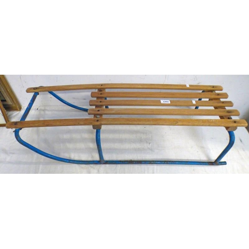 1480 - METAL AND WOOD SLEDGE