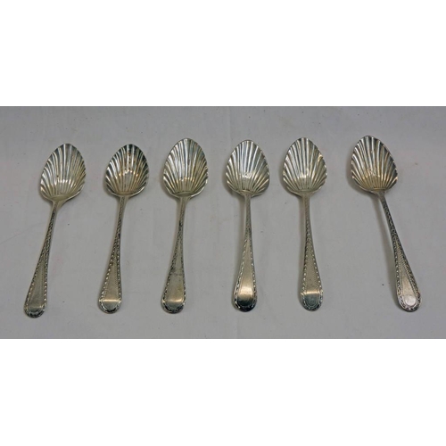 210 - 6 SILVER TEASPOONS