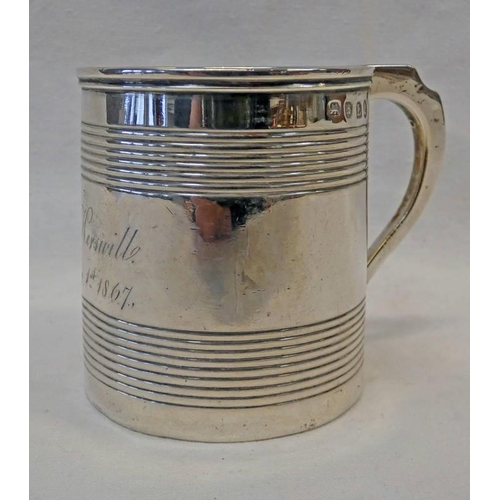 333 - GEORGE III SILVER MUG BY STEPHEN ADAMS, LONDON 1806 - 105 G