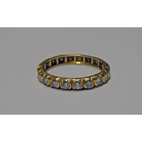 427A - DIAMOND SET ETERNITY RING - 2.3G, RING SIZE M