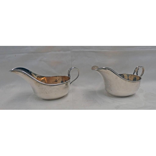 445 - PAIR OF SILVER SAUCE BOATS, SHEFFIELD 1922 - 190G