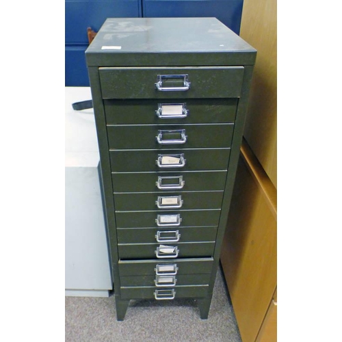 6109 - METAL MULTI-DRAWER FILING CHEST.  THIS LOT IS SOLD PLUS VAT ON THE HAMMER PRICE.