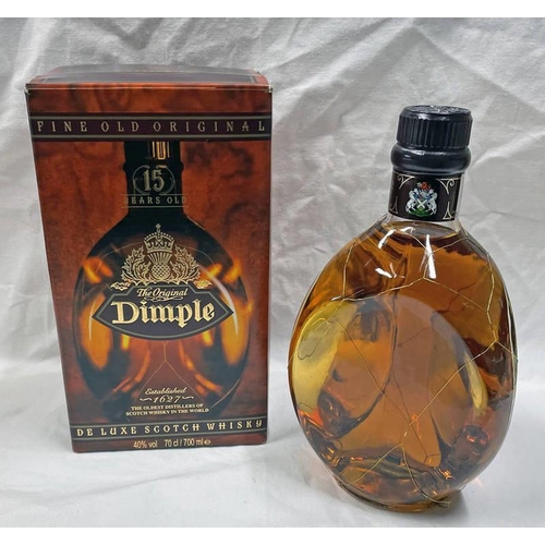 2097 - 1 BOTTLE THE ORIGINAL DIMPLE DE LUXE 15 YEAR OLD WHISKY - 70CL, 40% VOL, BOXED
