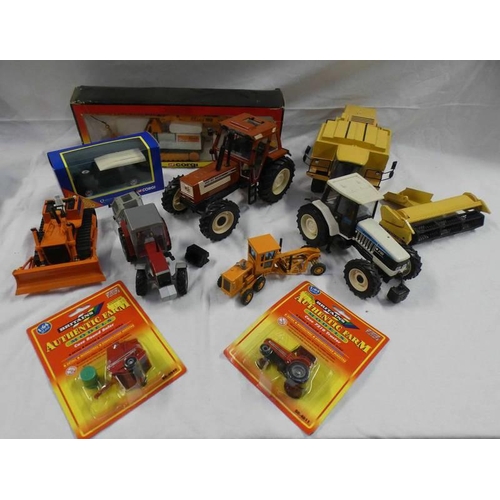 2126 - SELECTION OF AGRICULTURAL RELATED MODEL VEHICLES INCLUDING NEW HOLLAND TX66 COMBINE HARVESTER, MASSE... 