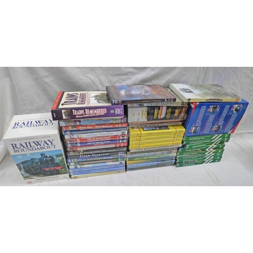 2270 - SELECTION OF RAILWAY/MODEL RAILWAY RELATED DVD'S