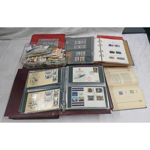 2610 - SELECTION OF VARIOUS STAMPS, FDI'S ETC TO INCLUDE ALBUM OF PRESENTATION PACKS, 3 COMPLEX ALBUMS OF A... 