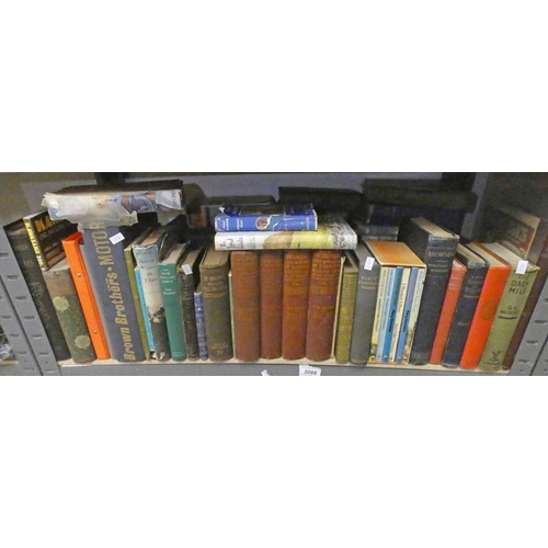3088 - VARIOUS VOLUMES OF BOOKS INCLUDING LIFE OF ROBERT BURNS 4 VOLUMES, ETC ON 1 SHELF