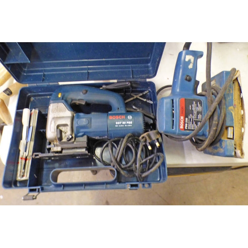 6069 - BOSCH GST 80 PBE JIGSAW WITH BOSCH PSS 230 SANDER