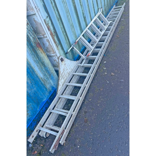 6085 - ALUMIMIUN STEP LADDERS AND ONE OTHER