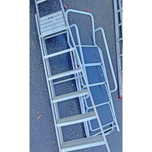 6096 - ABRO STEP LADDER WITH ONE OTHER