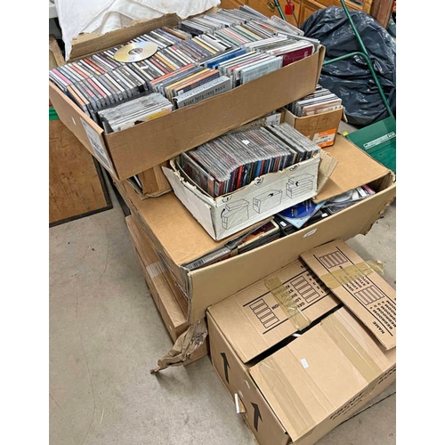 6117 - LARGE SELECTION OF VARIOUS CD'S IN SEVERAL BOXES