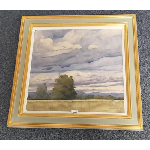 1396 - JAMES MORRISON - (ARR)  LANDSCAPE SIGNED MORRISON 10.5.2017 FRAMED OIL PAINTING 56 X 60 CM