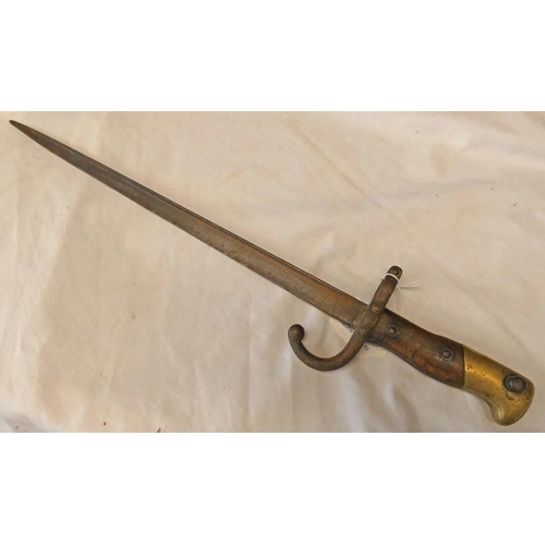 1425 - FRENCH M1874 GRAS  BAYONET WITH 39.5CM LONG BLADE