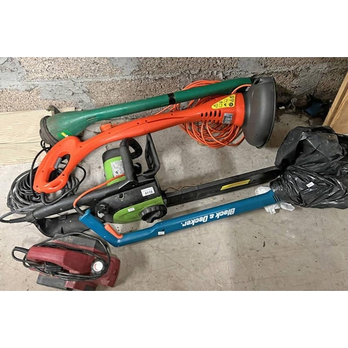 6119 - ELECTRIC STRIMMERS, ELECTRIC CHAIN SAW ETC