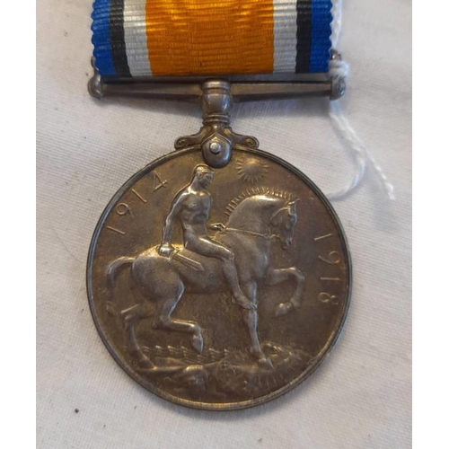 1068 - WW1  1914 - 1918 MEDAL TO 19151  PTE R GERRIE SCOTTISH RIFLES