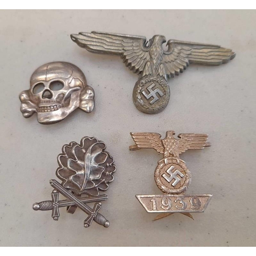 1107 - 4 THIRD REICH STYLE BADGES