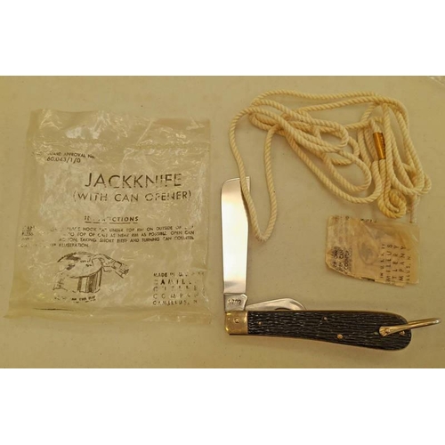 1161 - CAMILLIAS JACK KNIFE & LANYARD IN ORIGINAL PACKET