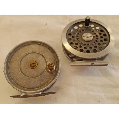 1203 - HARDY BROS LTD, THE SUNBEAM 6/7 REEL AND A FOSTERS ASHBOURNE 3'' REEL  -2-