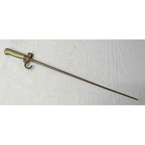 1300 - FRENCH MODEL 1886 LEBEL BAYONET WITH 51.5CM LONG BLADE