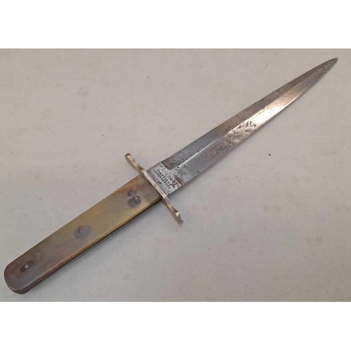 1314 - SHEFFIELD MADE ARKANSAS TOOTHPICK FIGHTING KNIFE