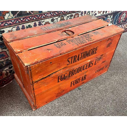 1361H - STRATHMORE EGG PRODUCERS LTD FORFAR WOODEN CRATE